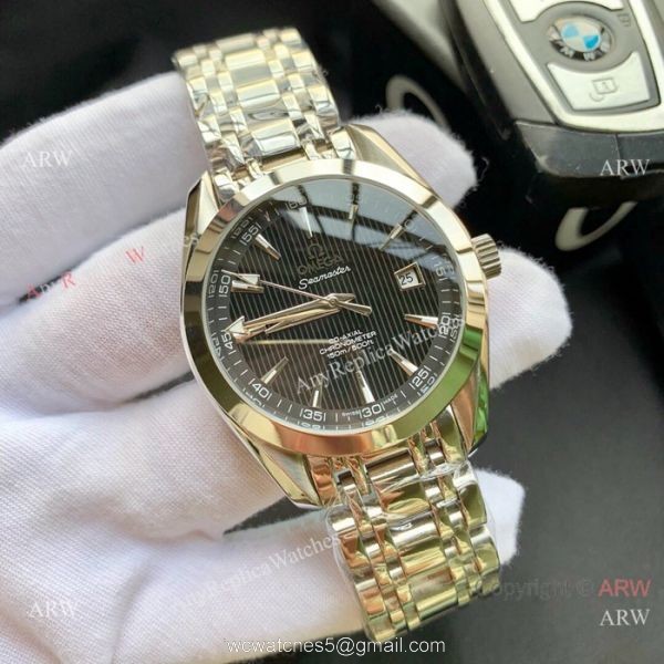Omega Seamaster Aqua Terra Two Tone Gray Face Watches 42mm AAA Copy Omega Seamaster Aqua Terra Two Tone Gray Face Watches 42mm AAA Copy