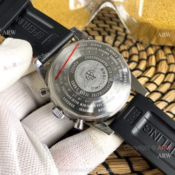 Breitling Navitimer Rubber Strap Edition Speciale Replica Watches White Face Breitling Navitimer Rubber Strap Edition Speciale Replica Watches White Face