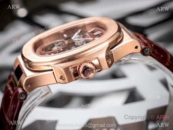 Patek Philippe Nautilus Skeleton Replica watches SS Blue Dial Patek Philippe Nautilus Skeleton Replica watches SS Blue Dial