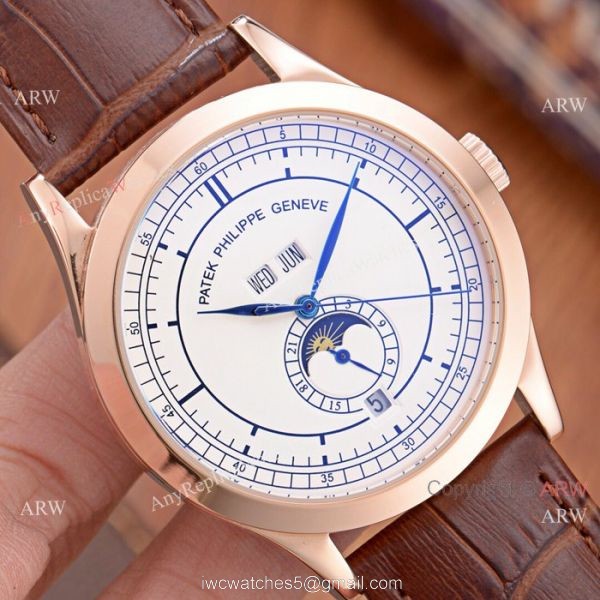 Clone Patek Philippe Perpetual Calendar Watch White Dial Stainless Steel Case Clone Patek Philippe Perpetual Calendar Watch White Dial Stainless Steel Case