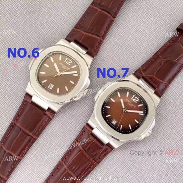 New Patek Philippe Nautilus Watch SS Gray Dial Black Leather Band New Patek Philippe Nautilus Watch SS Gray Dial Black Leather Band