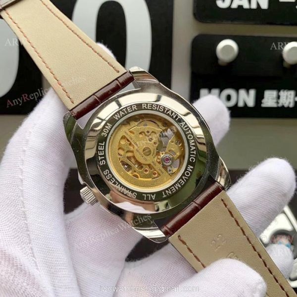 Rolex Geneve Cellini Replica Watch Tourbilln Face Brown Leather Strap Rolex Geneve Cellini Replica Watch Tourbilln Face Brown Leather Strap