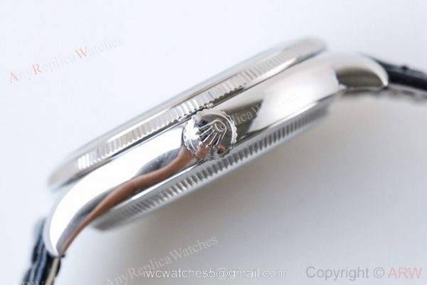 Swiss 3132 Rolex Geneve Cellini Time SS White Dial Watch Swiss 3132 Rolex Geneve Cellini Time SS White Dial Watch