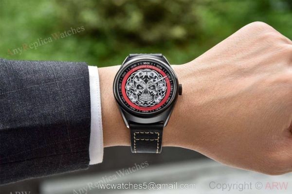 New Replica Pagani Design Black PVD Skeleton Skull Men Watch New Replica Pagani Design Black PVD Skeleton Skull Men Watch