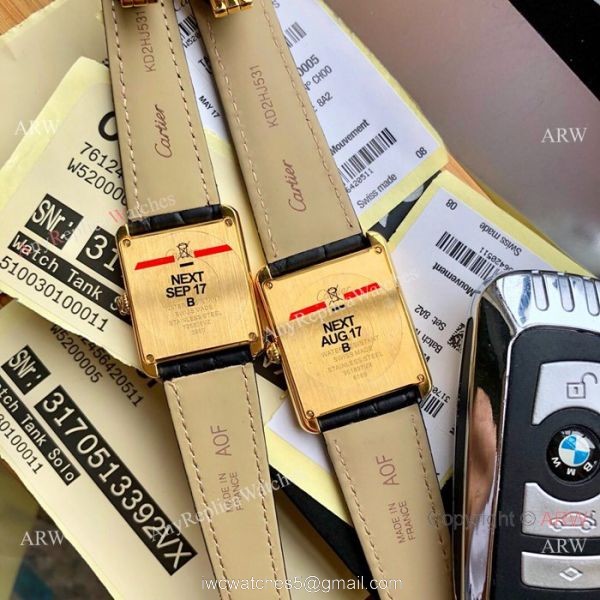 Replica Cartier Tank Solo Rose Gold Watch 2019 New Replica Cartier Tank Solo Rose Gold Watch 2019 New