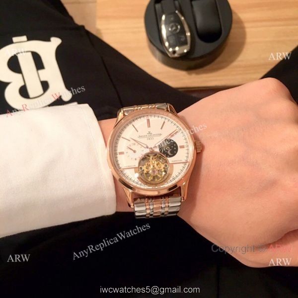 Jaeger-LeCoultre Master Complications Tourbillon Watch Replica 2-Tone Rose Gold Jaeger-LeCoultre Master Complications Tourbillon Watch Replica 2-Tone Rose Gold