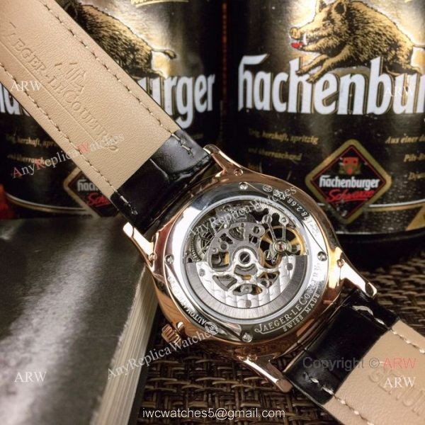 Best Quality Replica Jaeger-LeCoultre Skeleton Rose Gold Men Watch Best Quality Replica Jaeger-LeCoultre Skeleton Rose Gold Men Watch