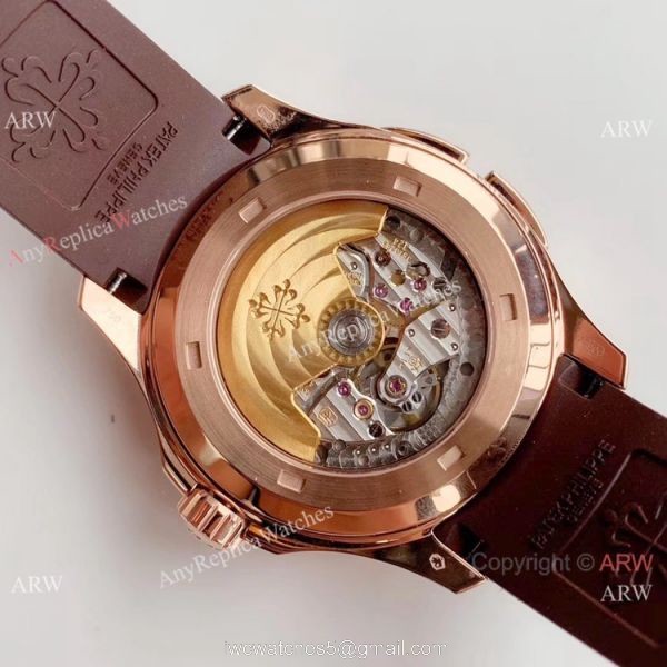(GR) Swiss Grade Patek Philippe Aquanaut Travel Time Rose Gold Watch (GR) Swiss Grade Patek Philippe Aquanaut Travel Time Rose Gold Watch