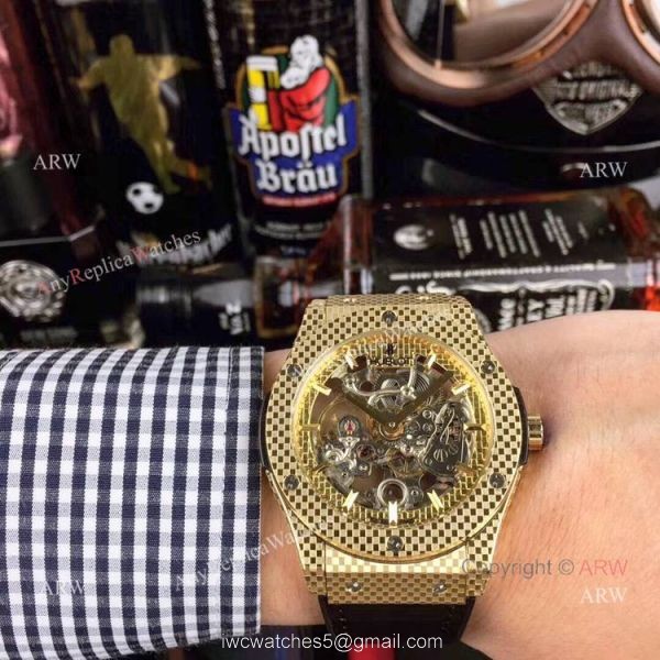Copy Hublot Classic Fusion Watches Skeleton Dial Black Rubber Strap Copy Hublot Classic Fusion Watches Skeleton Dial Black Rubber Strap