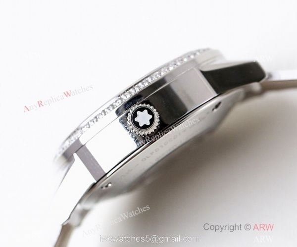 Swiss Montblanc Boheme Date SS Watch 33mm Women Mont Blanc Bracelet Replica Swiss Montblanc Boheme Date SS Watch 33mm Women Mont Blanc Bracelet Replica