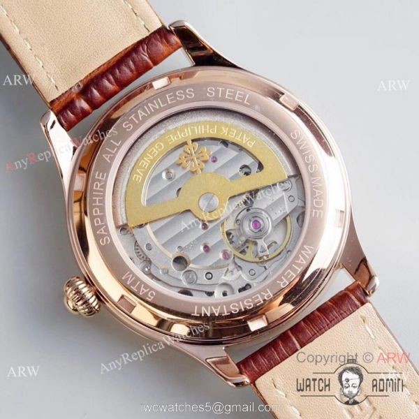 Swiss Grade 1 Patek Philippe AAA Watch Rose Gold Moonphase Men Size Swiss Grade 1 Patek Philippe AAA Watch Rose Gold Moonphase Men Size