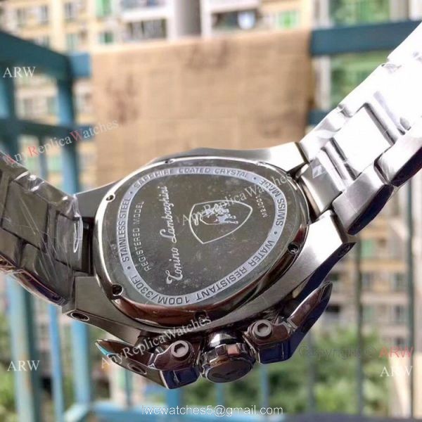 Copy Tonino Lamborghini Spyder 8901 Chronograph watch Stainless Steel Copy Tonino Lamborghini Spyder 8901 Chronograph watch Stainless Steel