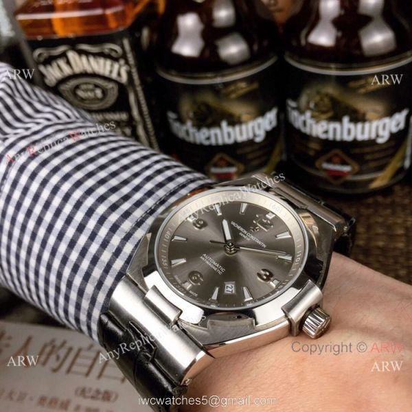 New Copy Vacheron Constantin Overseas Watch SS Gray Face New Copy Vacheron Constantin Overseas Watch SS Gray Face