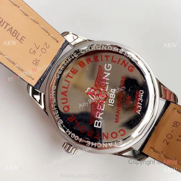 Grade A Replica Breitling Premier Blue Dial Blue Leather Strap Watch Grade A Replica Breitling Premier Blue Dial Blue Leather Strap Watch