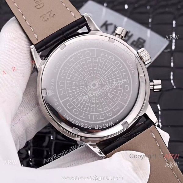 High Quality Copy Hamilton Grand Complications Men Watch SS Black Dial High Quality Copy Hamilton Grand Complications Men Watch SS Black Dial