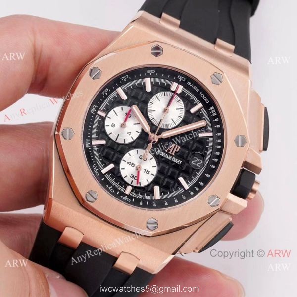 Nice Quality Audemars Piguet Royal Oak Offshore Replica watch Rose Gold 44mm Nice Quality Audemars Piguet Royal Oak Offshore Replica watch Rose Gold 44mm