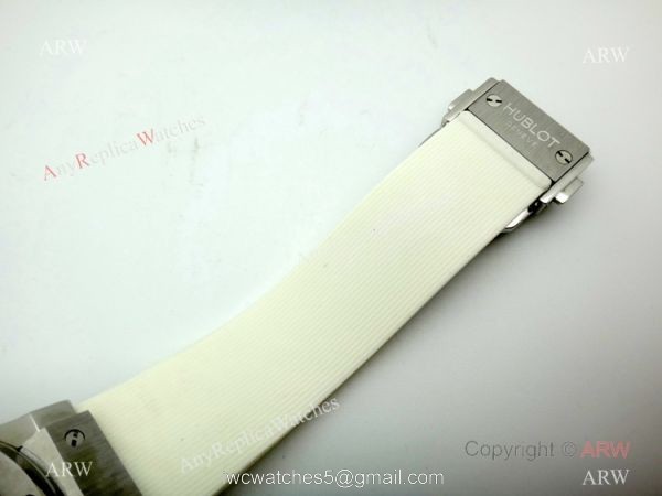 Hublot Big Bang Quartz Replica Watch SS White Dial 38mm Hublot Big Bang Quartz Replica Watch SS White Dial 38mm