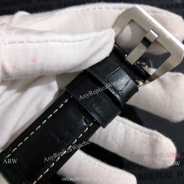 Best Replica Panerai Luminor Marina SS Black Dial Watch 40mm Women Best Replica Panerai Luminor Marina SS Black Dial Watch 40mm Women