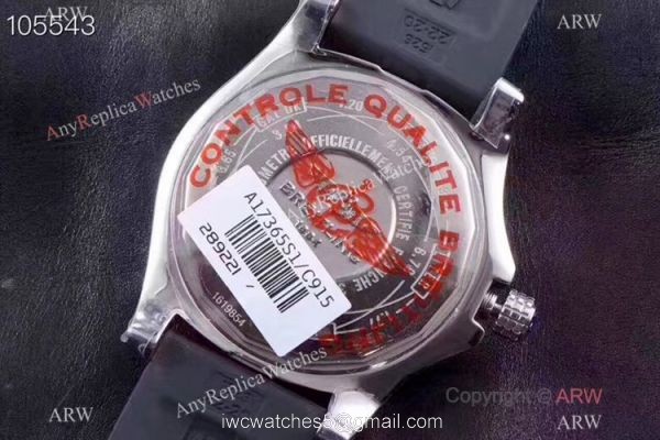 GF Replica Breitling Avenger II GMT SWISS 2836 Watch 43mm Black Face GF Replica Breitling Avenger II GMT SWISS 2836 Watch 43mm Black Face
