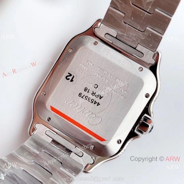 Grade A Replica Cartier Santos Stainless Steel Watch 9015 Automatic Movement Grade A Replica Cartier Santos Stainless Steel Watch 9015 Automatic Movement