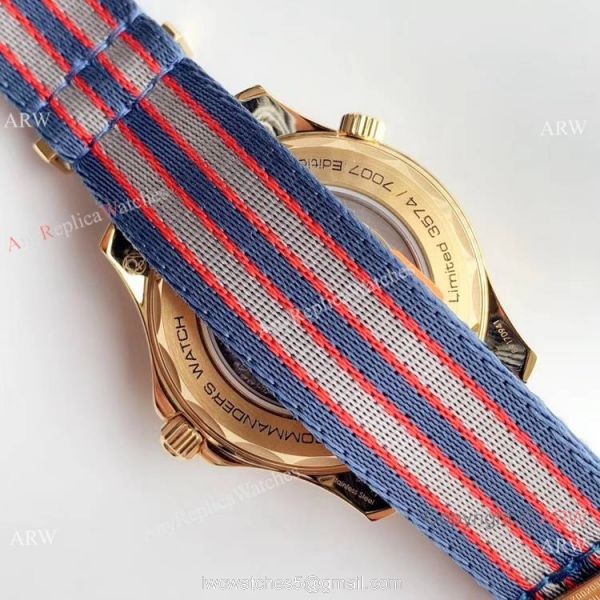 OM Factory Omega Commanders 007 James Bond Watch Replica Yellow Gold OM Factory Omega Commanders 007 James Bond Watch Replica Yellow Gold