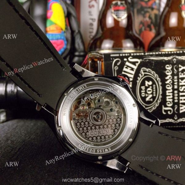 New Replica Corum Bubble Skull Tourbillon Watch Black Blue New Replica Corum Bubble Skull Tourbillon Watch Black Blue