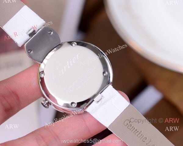 Higher Quality Cartier Ladies 35mm Watch Stainless Steel Diamond Higher Quality Cartier Ladies 35mm Watch Stainless Steel Diamond