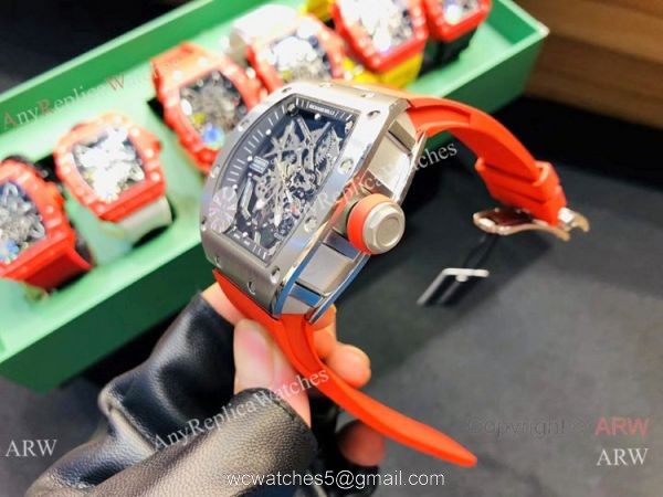 Copy Richard Mille RM035-Americas Watch SS Orange Rubber Band Copy Richard Mille RM035-Americas Watch SS Orange Rubber Band