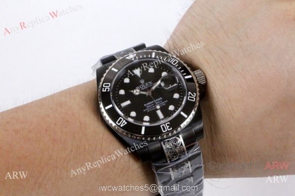 Rolex Submariner Black Ceramic Replica Wristwatch Tattoo Case Rolex Submariner Black Ceramic Replica Wristwatch Tattoo Case