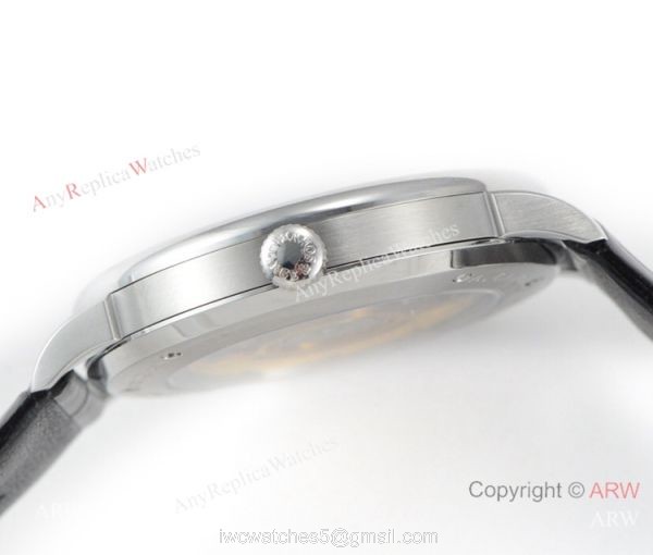 Swiss Grade A.Lange Sohne Saxonia Thin 2892 SS Black Dial Watch Super clone Swiss Grade A.Lange Sohne Saxonia Thin 2892 SS Black Dial Watch Super clone