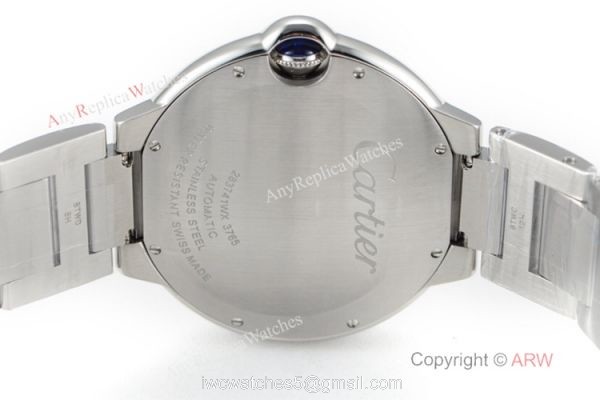 (CR) Swiss Grade Ballon Bleu de Cartier Watch Copy Stainless Steel 42mm (CR) Swiss Grade Ballon Bleu de Cartier Watch Copy Stainless Steel 42mm