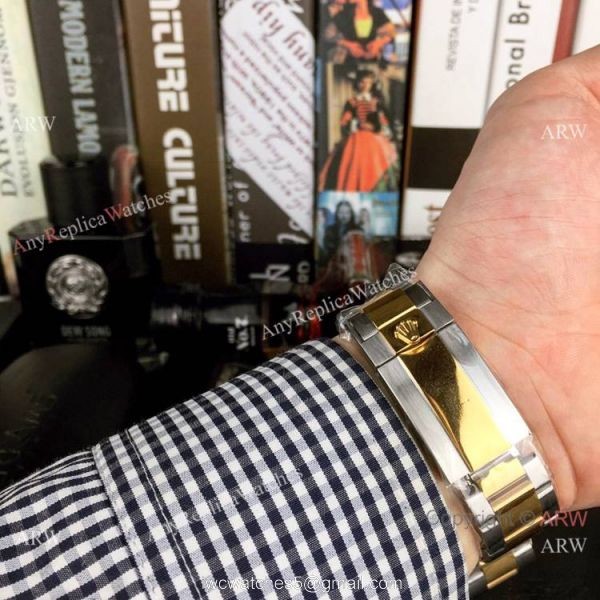 Copy Rolex Two Tone Daytona 40mm Watch Gold Dial with Diamond Gold Rolex Daytona Replica Copy Rolex Two Tone Daytona 40mm Watch Gold Dial with Diamond Gold Rolex Daytona Replica