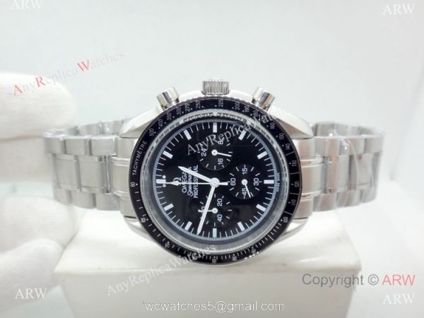 Best Replica Omega Speedmaster 42mm Watch Stainless Steel Black Dial Best Replica Omega Speedmaster 42mm Watch Stainless Steel Black Dial