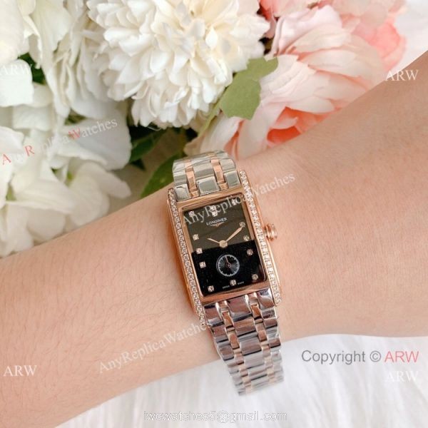 Replica Longines Dolce Vita Two Tone Rose Gold Watches 23mm Lady Replica Longines Dolce Vita Two Tone Rose Gold Watches 23mm Lady