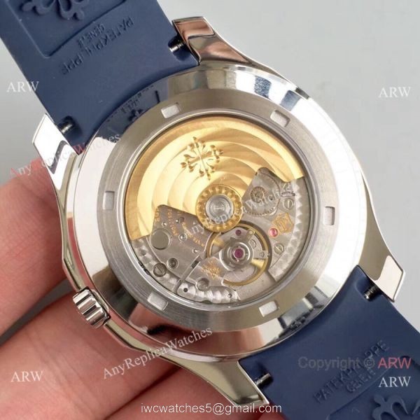 PF Factory V2 Patek Philippe Aquanaut SS Blue Dial Watch Super Clone PF Factory V2 Patek Philippe Aquanaut SS Blue Dial Watch Super Clone
