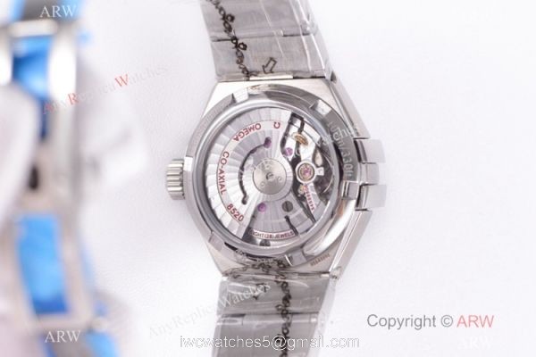 Swiss Replica Omega Constellation 316L Steel Grey Mop Dial Watch Lady Swiss Replica Omega Constellation 316L Steel Grey Mop Dial Watch Lady
