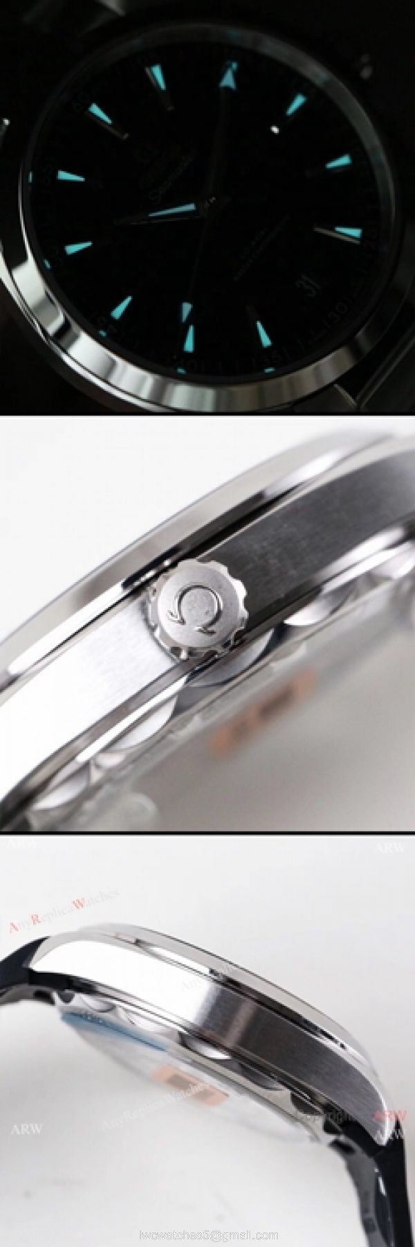 (VSF) Swiss Omega Seamaster Aqua Terra Copy Watch Black Face Watch 41mm (VSF) Swiss Omega Seamaster Aqua Terra Copy Watch Black Face Watch 41mm