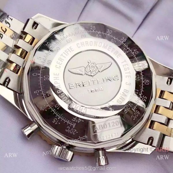 Best Replica Watches China Dealer JF Factory Breitling Navitimer 01 2-Tone Watch Best Replica Watches China Dealer JF Factory Breitling Navitimer 01 2-Tone Watch