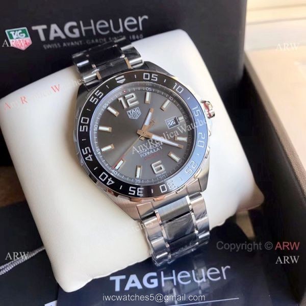 Swiss Grade Copy TAG HEUER FORMULA 1 Calibre 5 Steel &038; Ceramic Strap Watch Swiss Grade Copy TAG HEUER FORMULA 1 Calibre 5 Steel &038; Ceramic Strap Watch