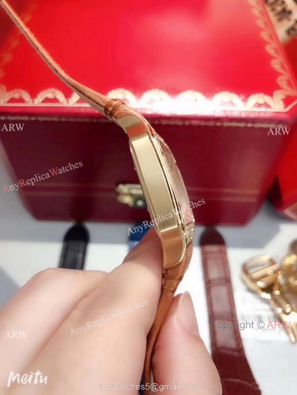 New Cartier Santos 100 Diamond Replica Watch Yellow Gold Diamond New Cartier Santos 100 Diamond Replica Watch Yellow Gold Diamond