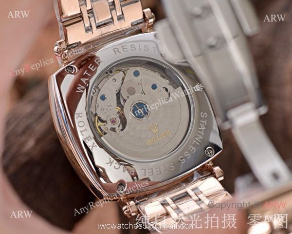 New Replica Rolex Geneve Cellini Black Rose Gold Watch 42mm New Replica Rolex Geneve Cellini Black Rose Gold Watch 42mm
