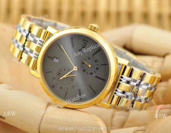 New Replica Piaget Altiplano Two Tone Blue Face Watch New Replica Piaget Altiplano Two Tone Blue Face Watch