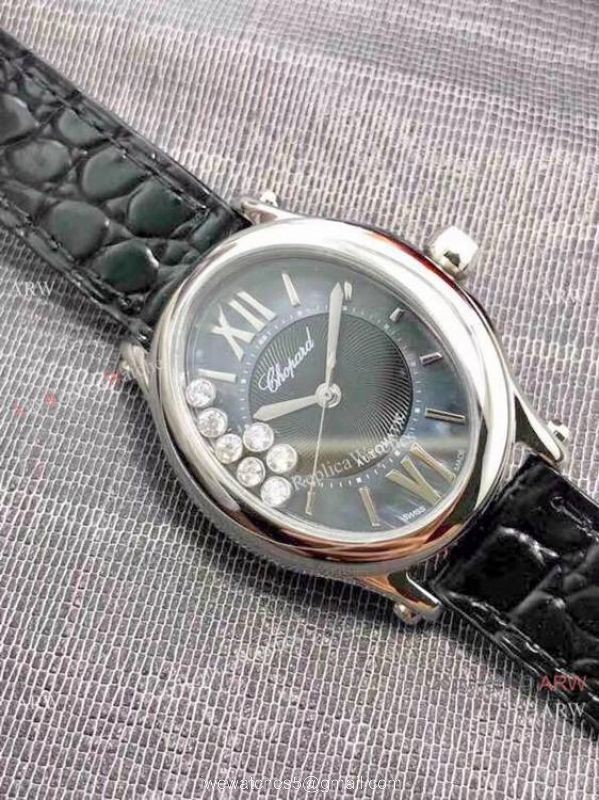 Replica Chopard Happy Sport Oval Lady Watch SS Gray Dial Replica Chopard Happy Sport Oval Lady Watch SS Gray Dial