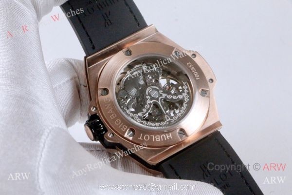 Best Fake Hublot Geneve Big Bang Skeleton Dial Rose Gold Watch 45mm Best Fake Hublot Geneve Big Bang Skeleton Dial Rose Gold Watch 45mm