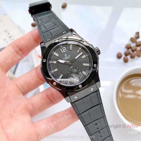 Solid Black Hublot Classic Fusion Men Watch New Replica Solid Black Hublot Classic Fusion Men Watch New Replica