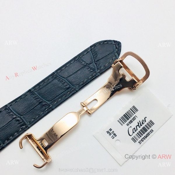 (GB) Swiss Replica Cartier Santos de Watch Two Tone Rose Gold White Dial (GB) Swiss Replica Cartier Santos de Watch Two Tone Rose Gold White Dial
