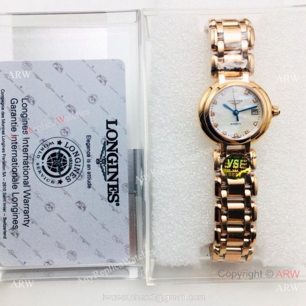 Swiss Grade Copy Longines PrimaLuna VS Factory L592 Watch Mother-Of-Pearl Dial Swiss Grade Copy Longines PrimaLuna VS Factory L592 Watch Mother-Of-Pearl Dial