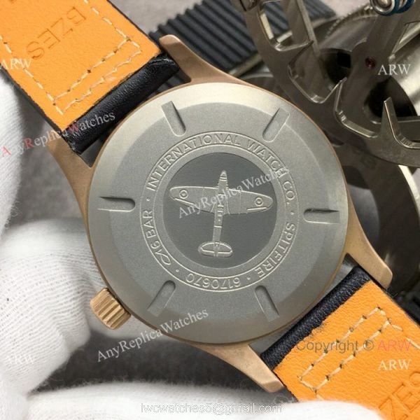 Swiss Grade Copy IWC Big Pilots Spitfire Bronze White Dial Watch Swiss Grade Copy IWC Big Pilots Spitfire Bronze White Dial Watch