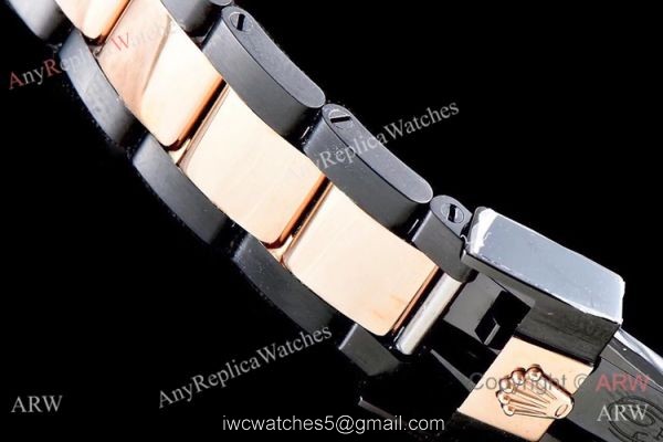 KS Factory Rolex GMT Master II Swiss ETA Root-Beer Two Tone Rose Gold PVD Watch KS Factory Rolex GMT Master II Swiss ETA Root-Beer Two Tone Rose Gold PVD Watch