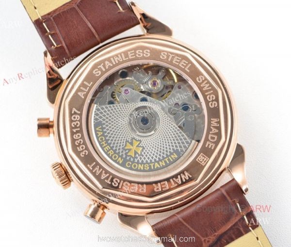 Swiss Replica Vacheron Constantin Geneve Rose Gold White Dial Watch 42mm Swiss Replica Vacheron Constantin Geneve Rose Gold White Dial Watch 42mm